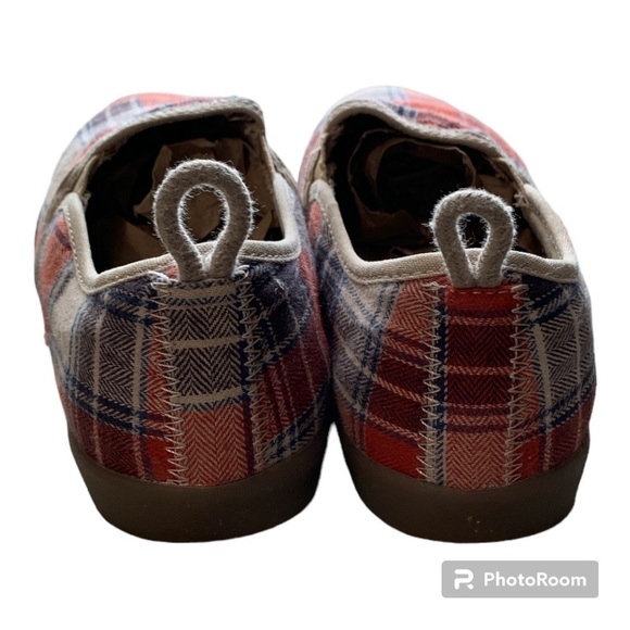 Sanuk Range Plaid Slipons Men’s size 7-Ladies 8.5 main image 4